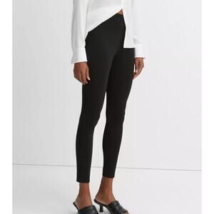 VINCE Women's Black Leggings Pants Size Small NWT Cropped Ponte Knit
